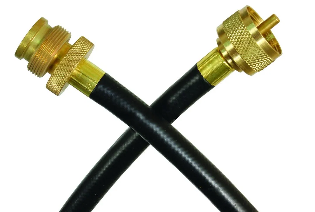 07-30835 – JR PRODUCTS Propane Hose, 1/4 Inch Inside Diameter Rubber Extension Hose Female Cylinder Thread End x Male...